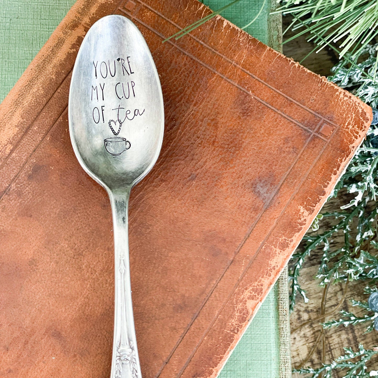'You’re My Cup Of Tea' Spoon - Bespoke Hearts