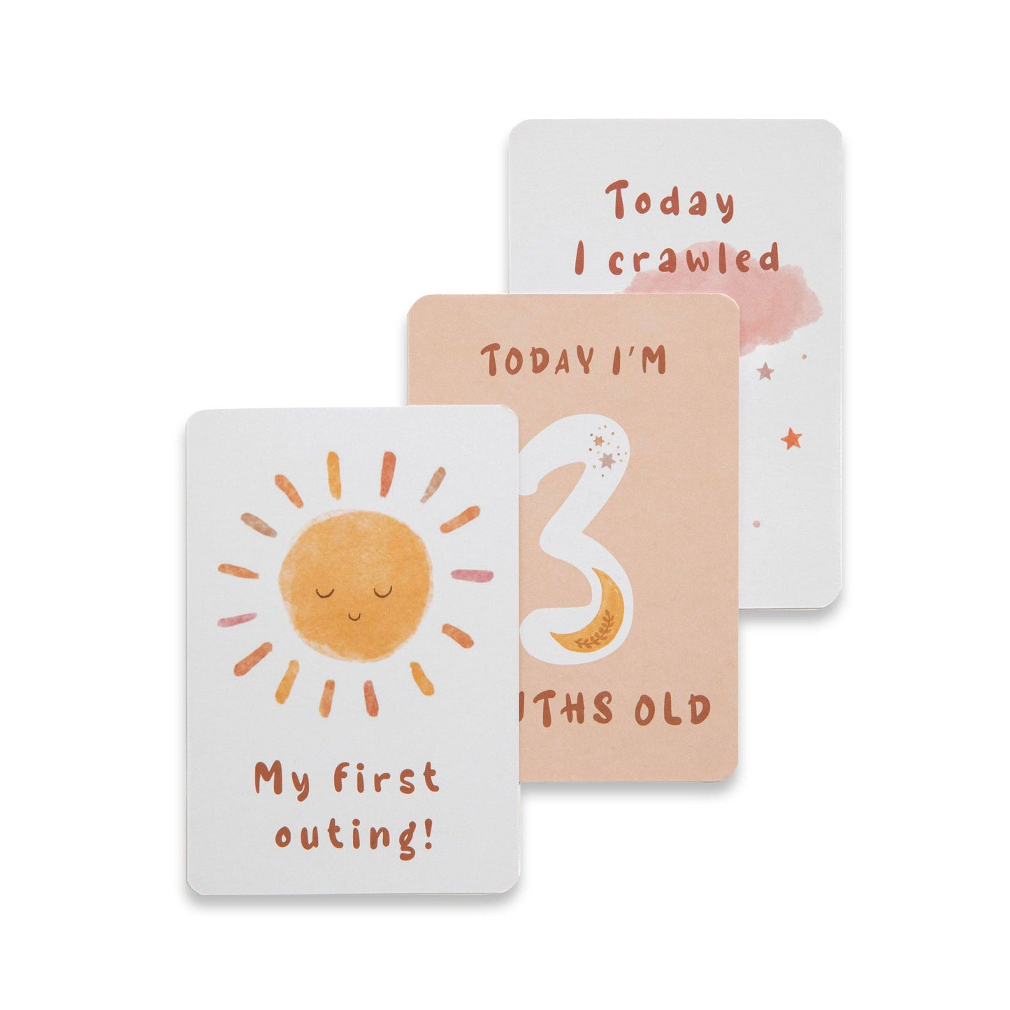 Baby Milestone Cards - Bespoke Hearts