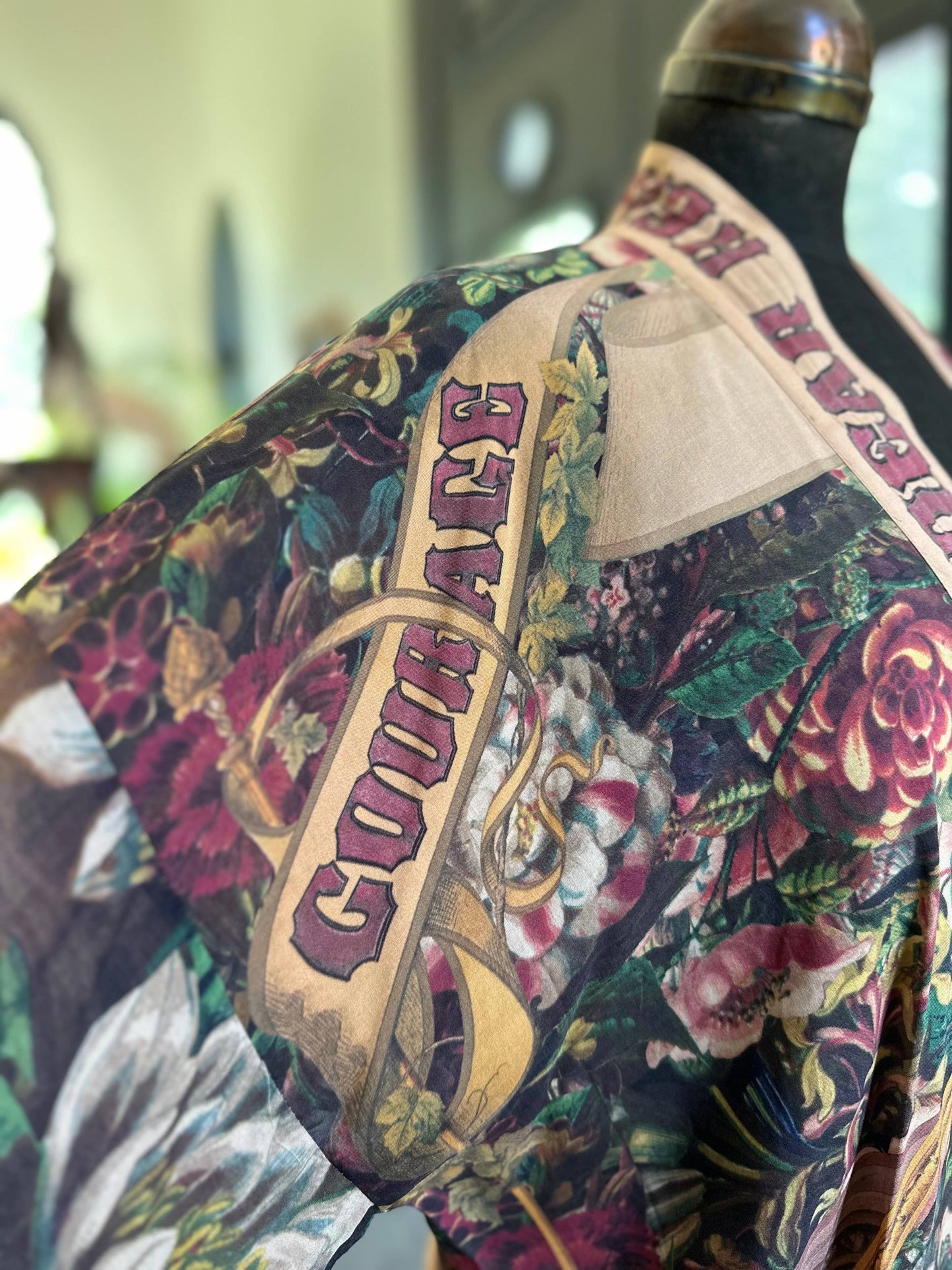 Courage Dear Heart Cropped Kimono