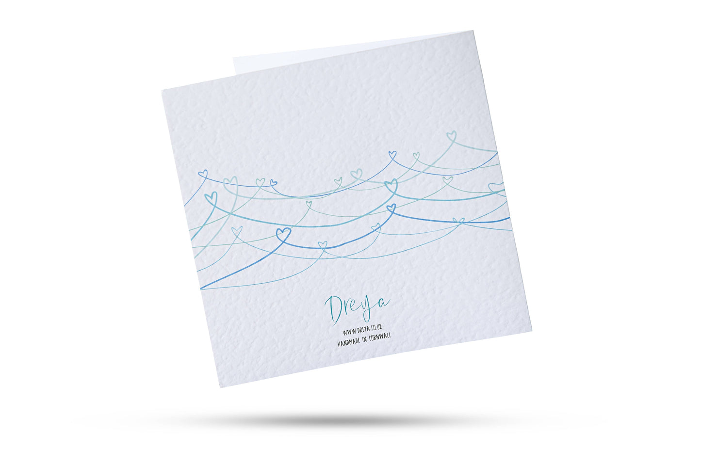 For You, Love Me (Blue) - Greeting Card With Glass Magnet