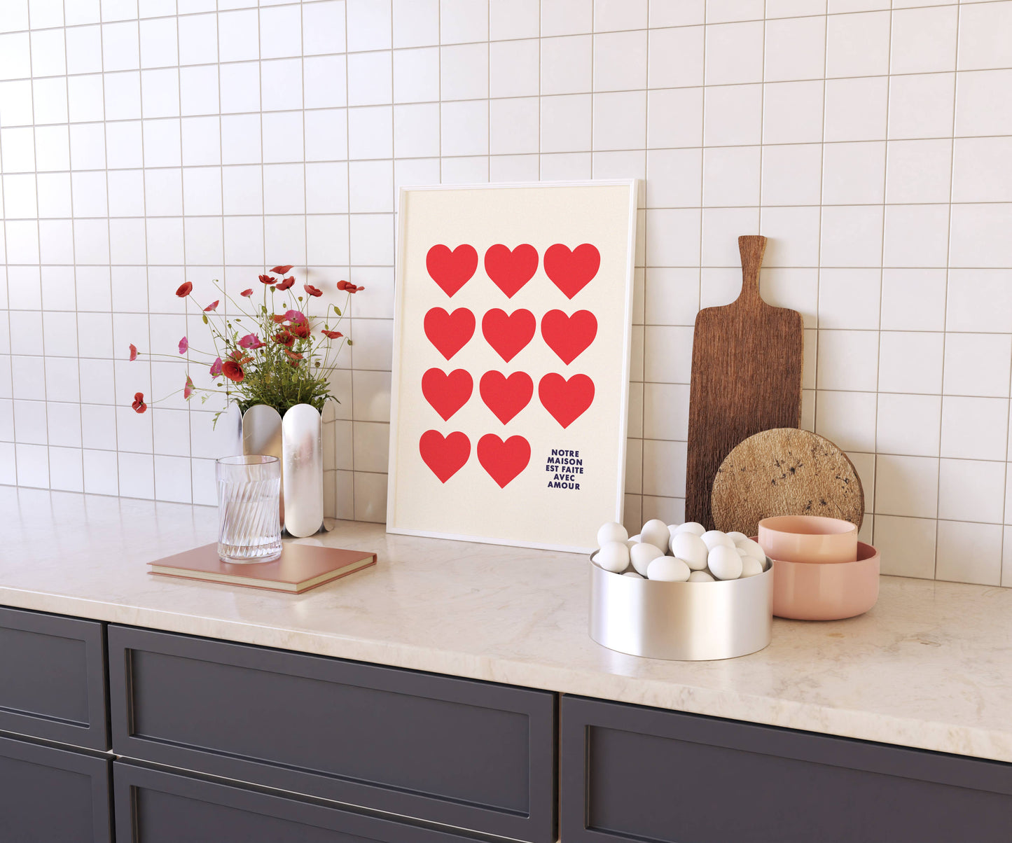 This home is filled with love Print (Unframed)