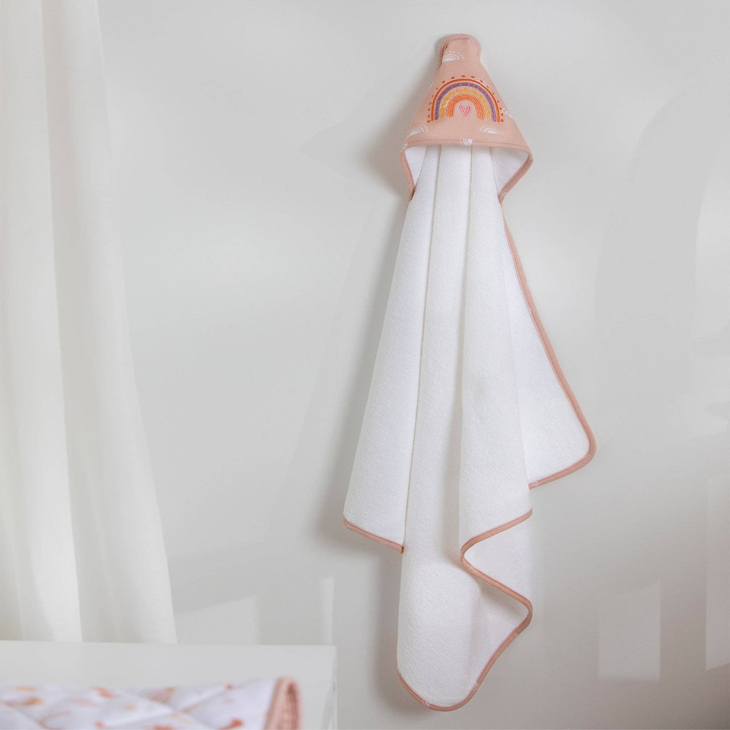 Hooded Baby Towel - Bespoke Hearts