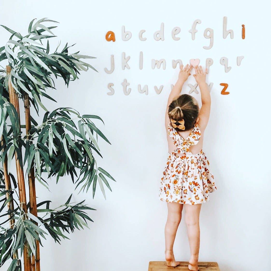 Wooden Alphabet Wall Decor