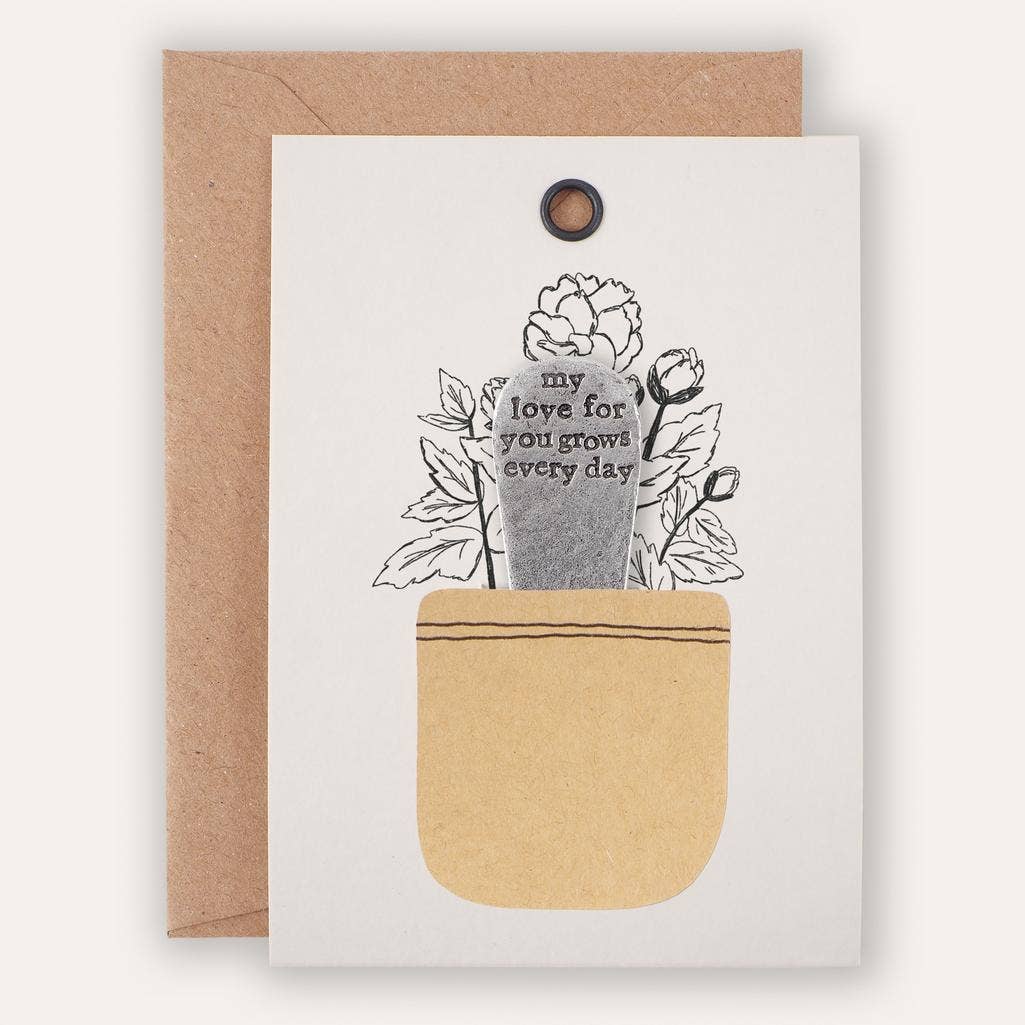 'My Love For You' Plant Marker - Bespoke Hearts