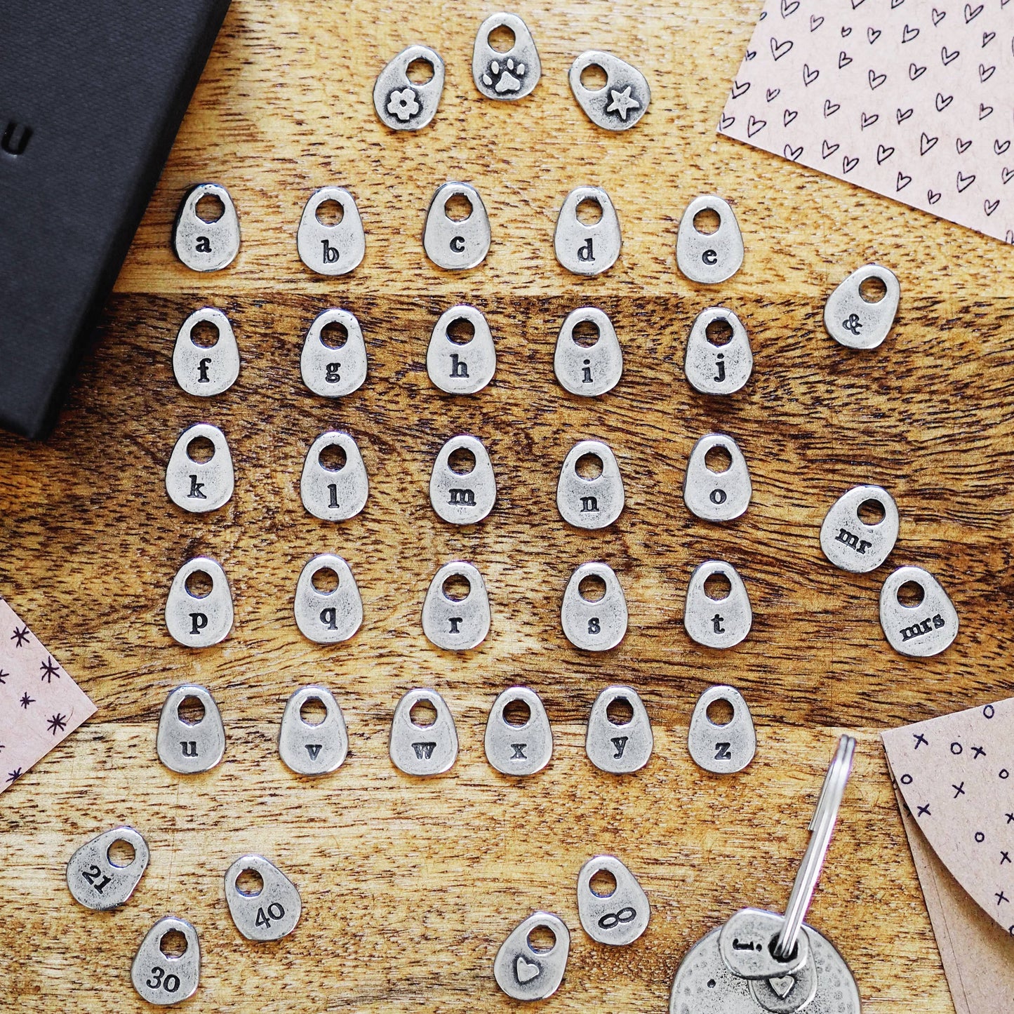Alphabet & Symbol Pebbles - Bespoke Hearts