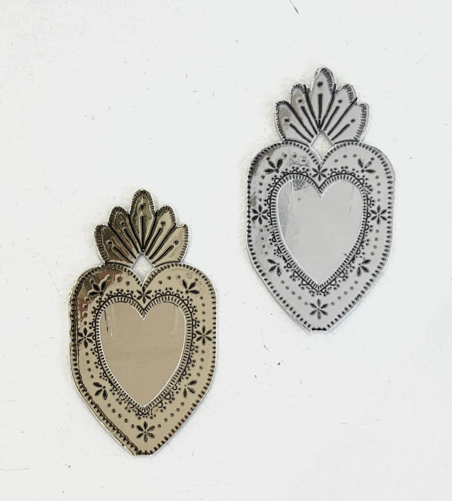 Mini Heart Frame - Faux Tin - Bespoke Hearts