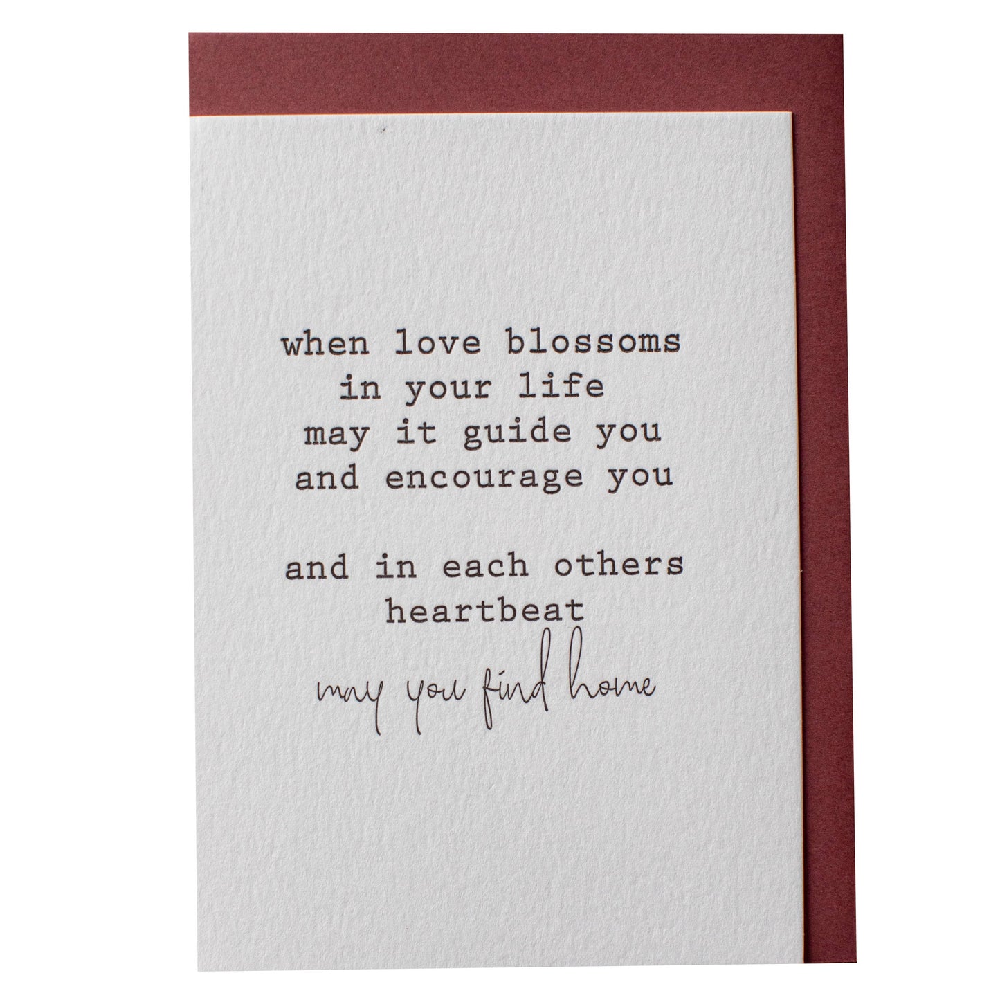 "Heartbeat" Card - Bespoke Hearts