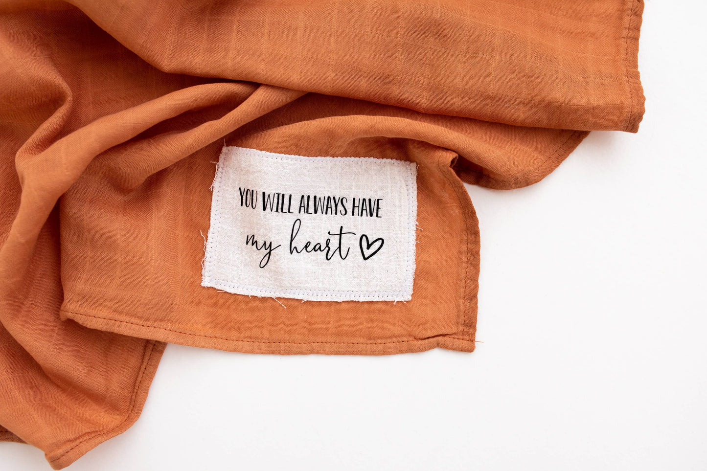 Baby Quote Swaddle - Bespoke Hearts