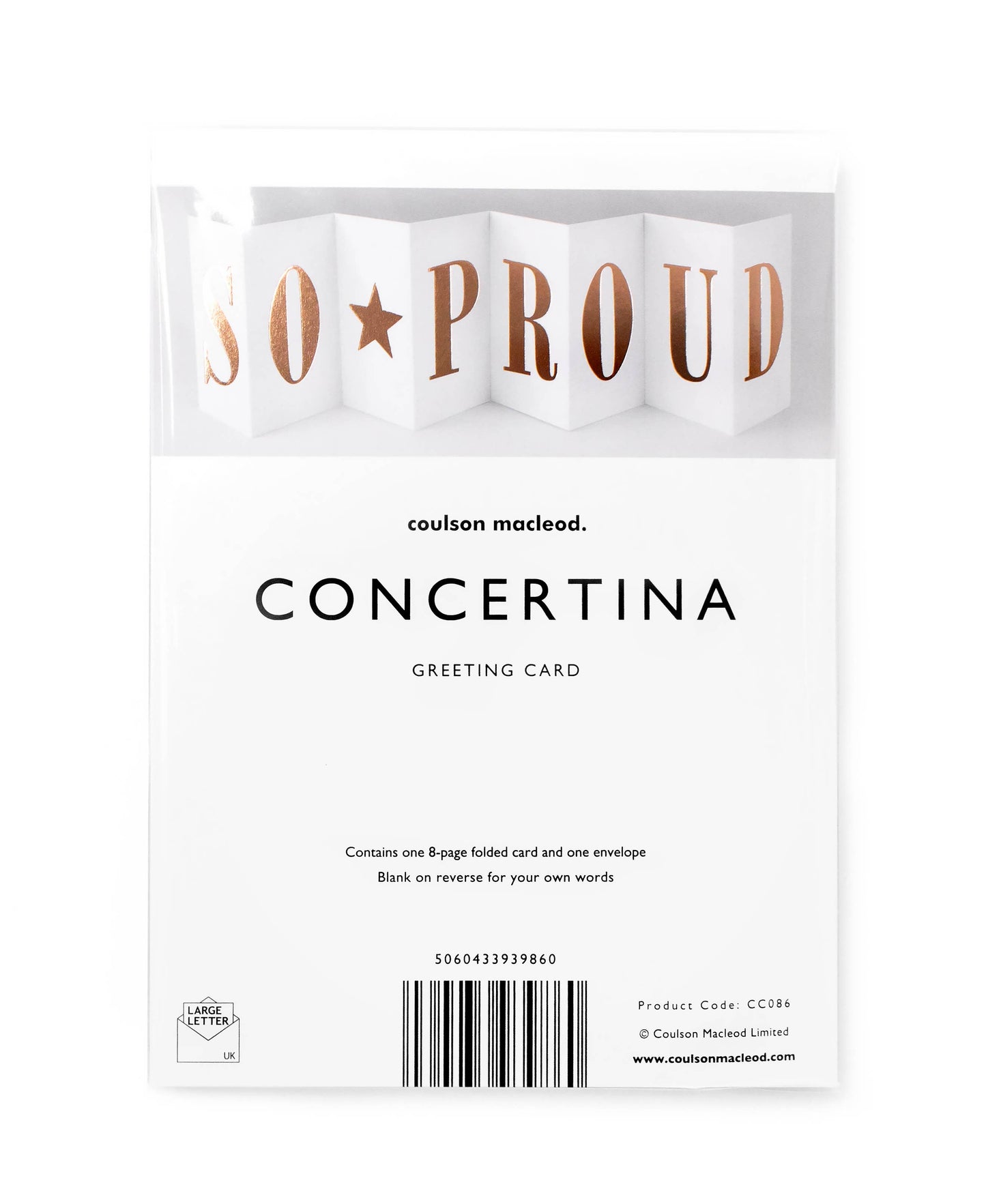 Love Card, You & Me Concertina Fold-Out Banner