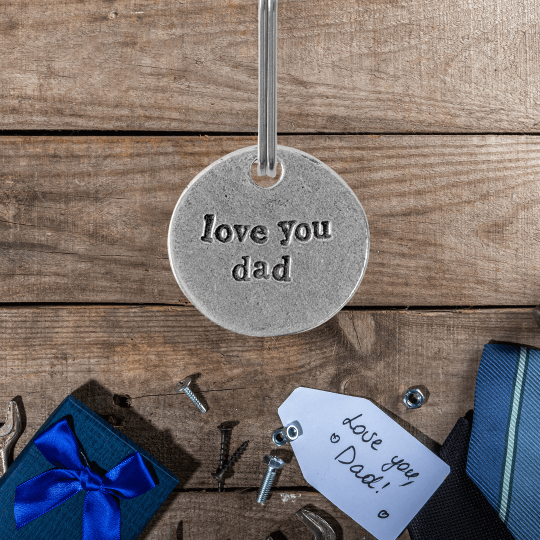 'Love You Dad' Keyring