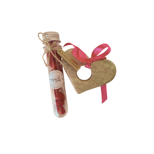 Heart Quote Gift Tube – Custom or Pre-Written Message