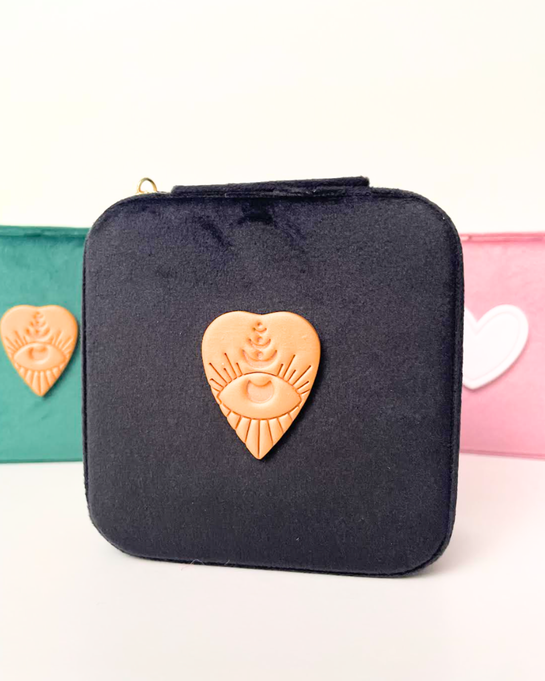 Black Velvet Jewellery Box