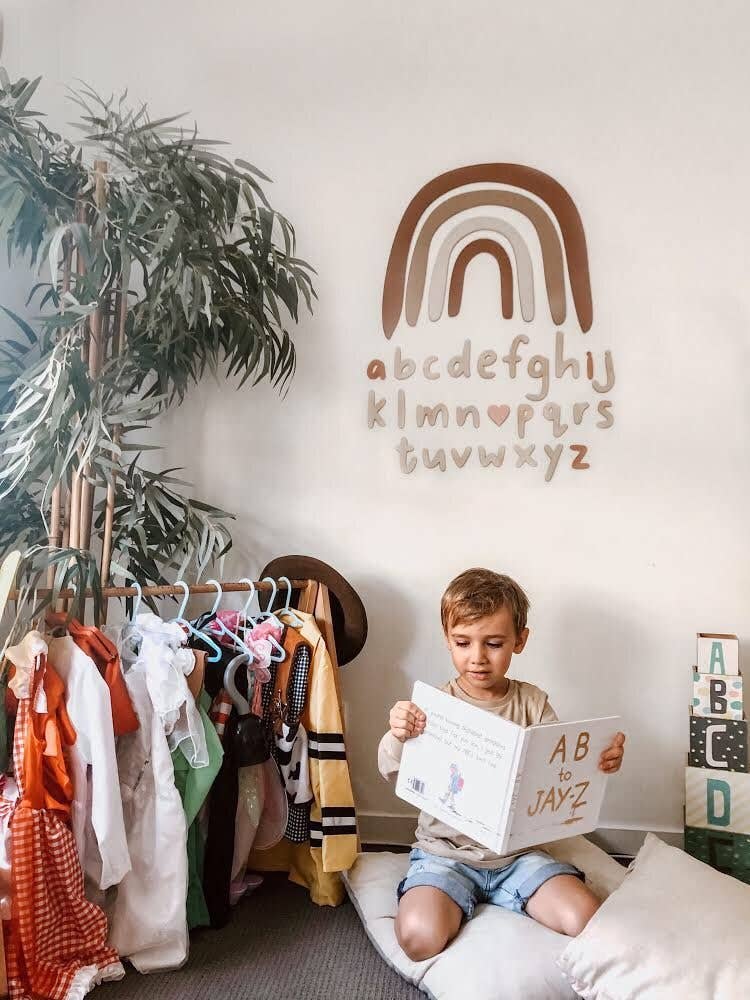 Wooden Alphabet Wall Decor