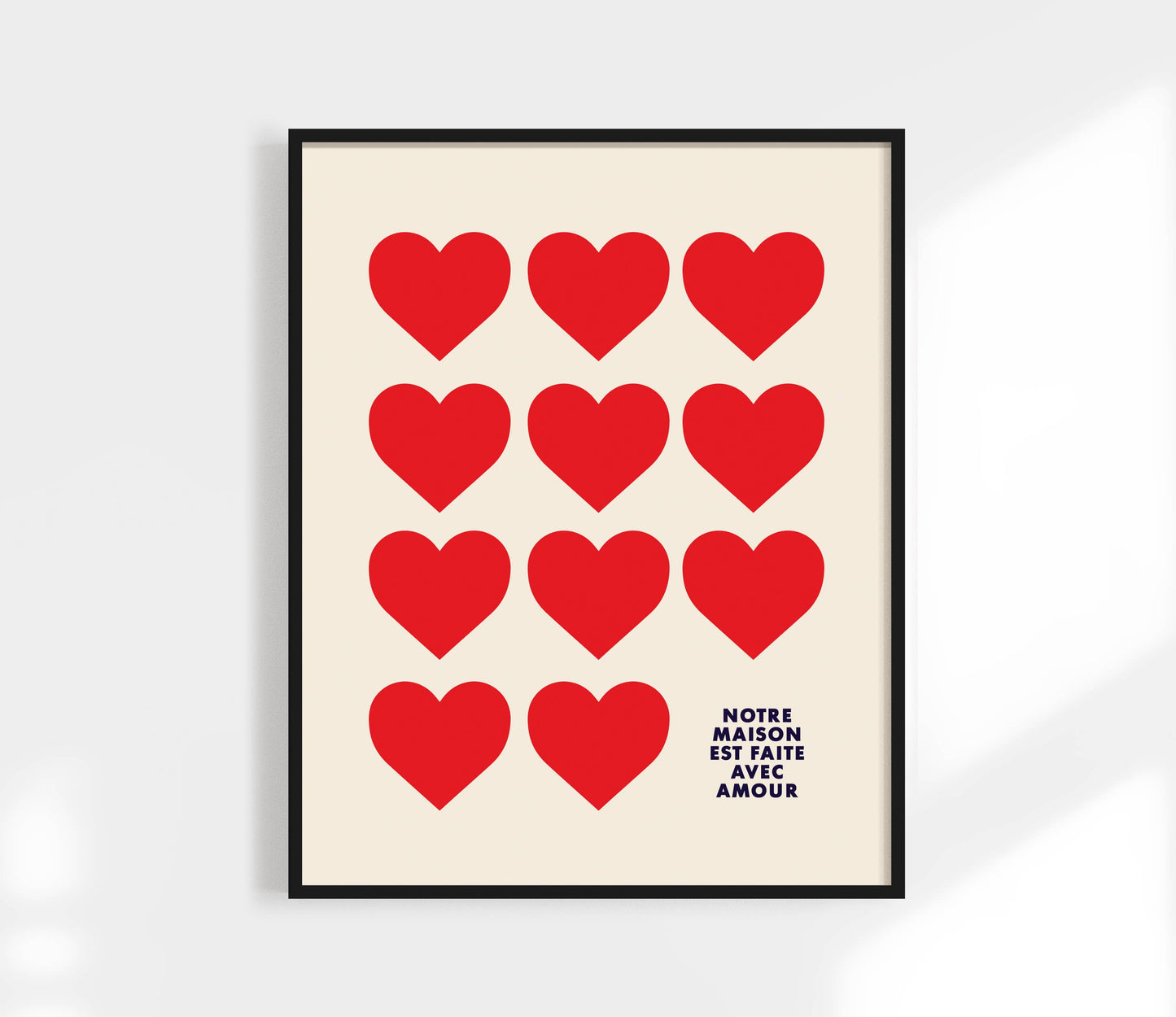 This home is filled with love Print (Unframed)