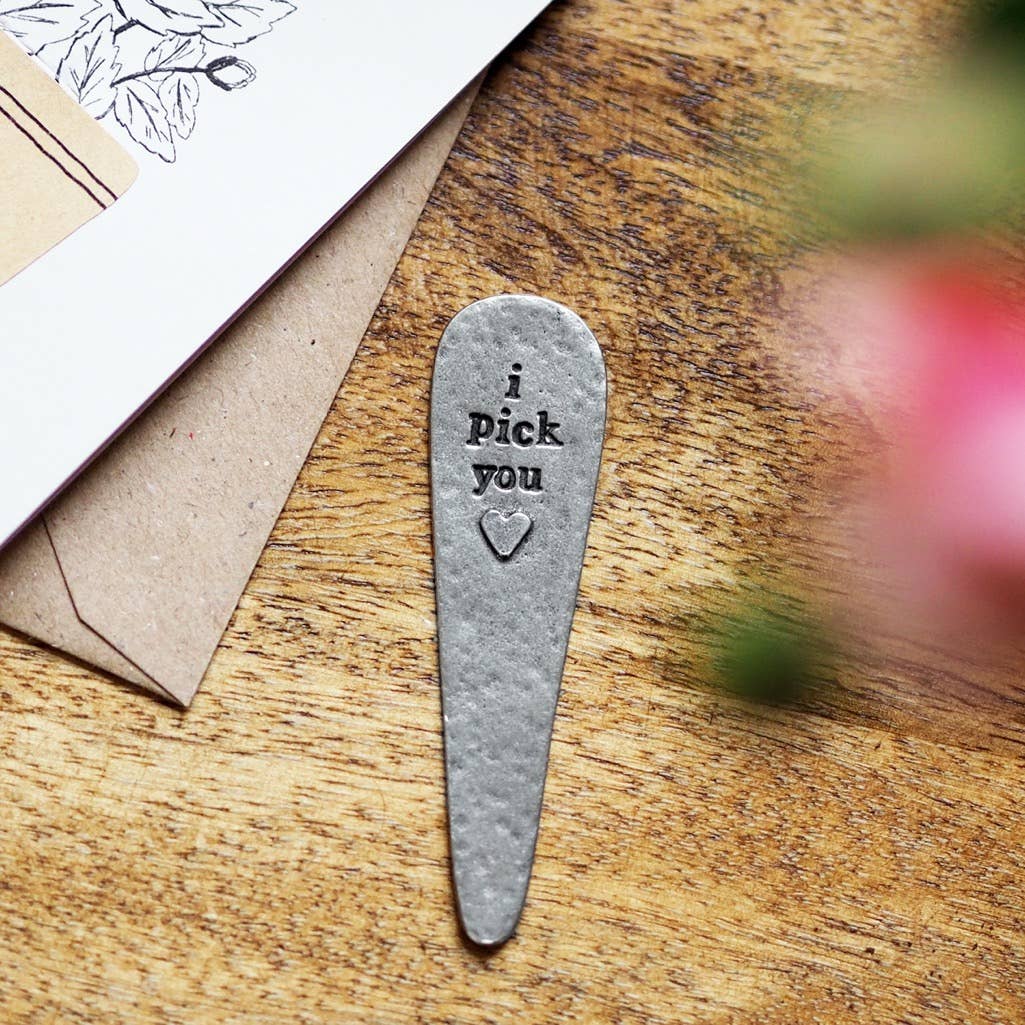 'I Pick You' Plant Marker