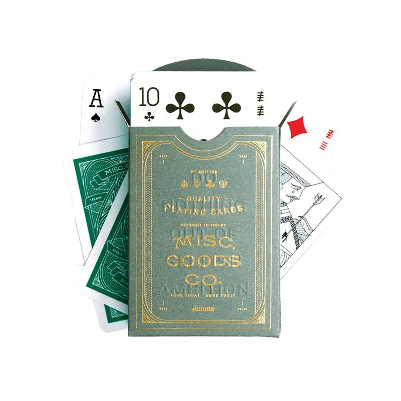 Leather Case & Playing Cards