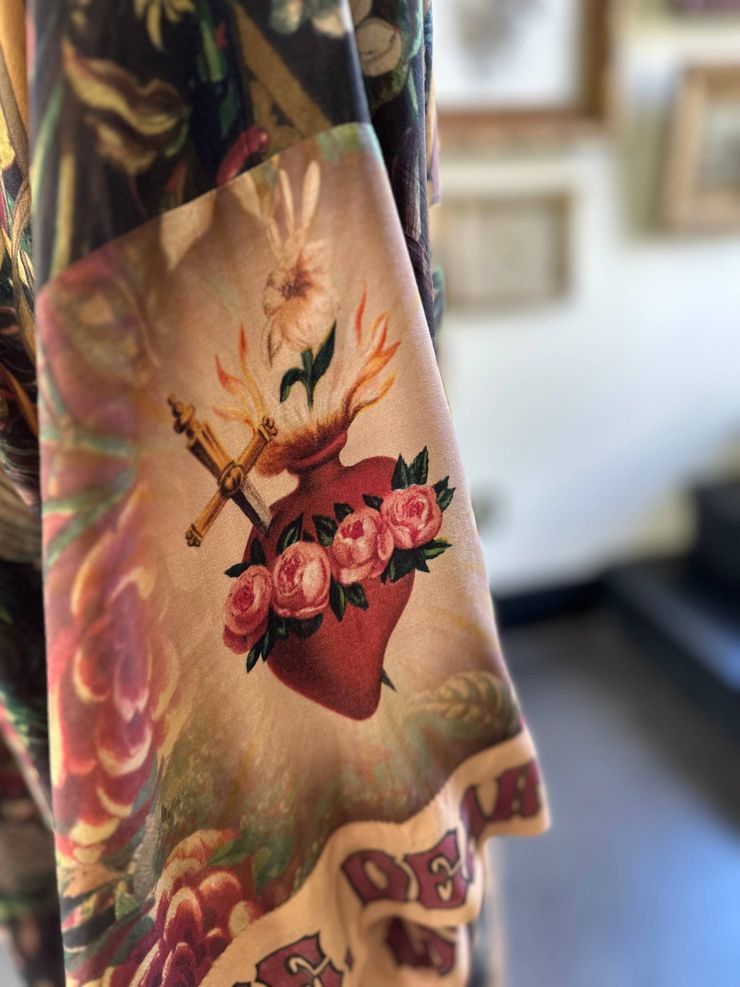 Courage Dear Heart Cropped Kimono