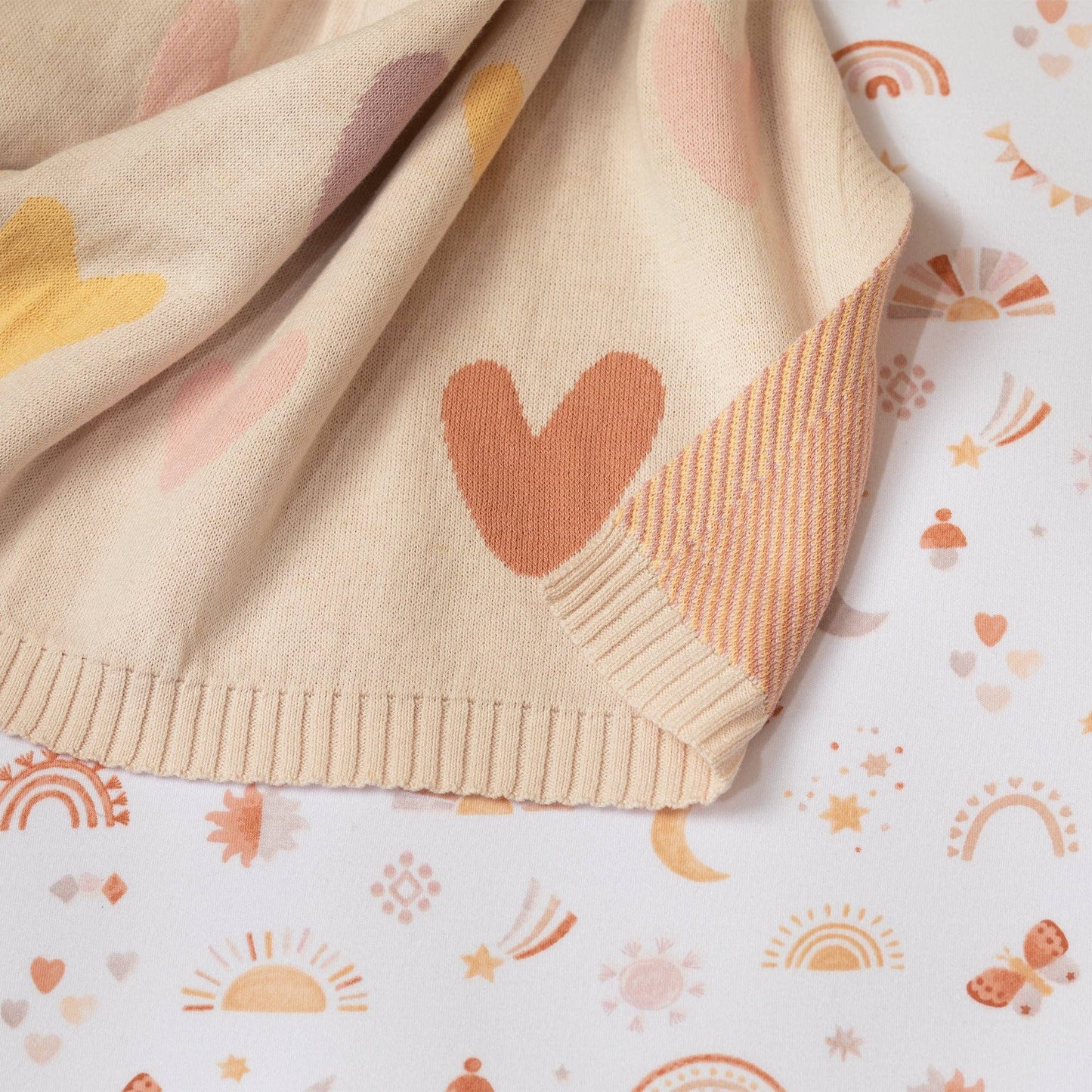 Jacquard Baby Blanket & Toy Giftbox