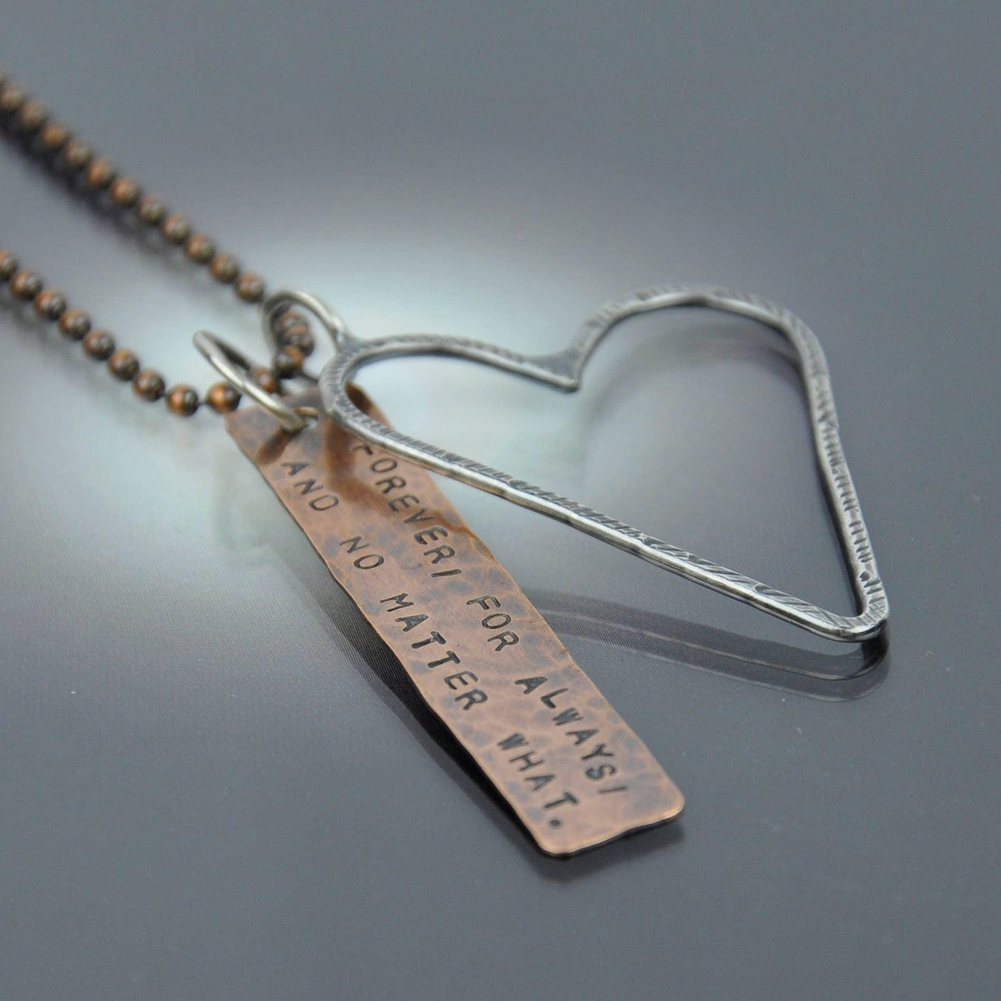"Forever For Always" Necklace - Bespoke Hearts