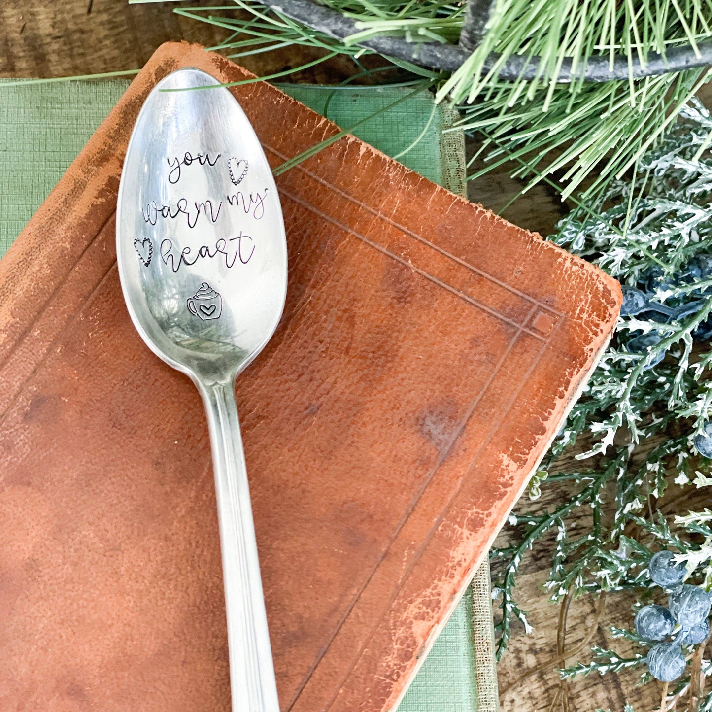 'You Warm My Heart' Spoon - Bespoke Hearts