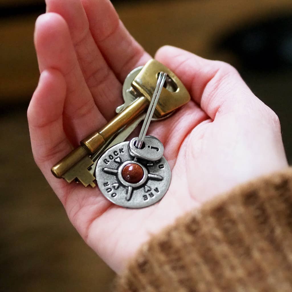 ‘You Are My Rock’ Keyring