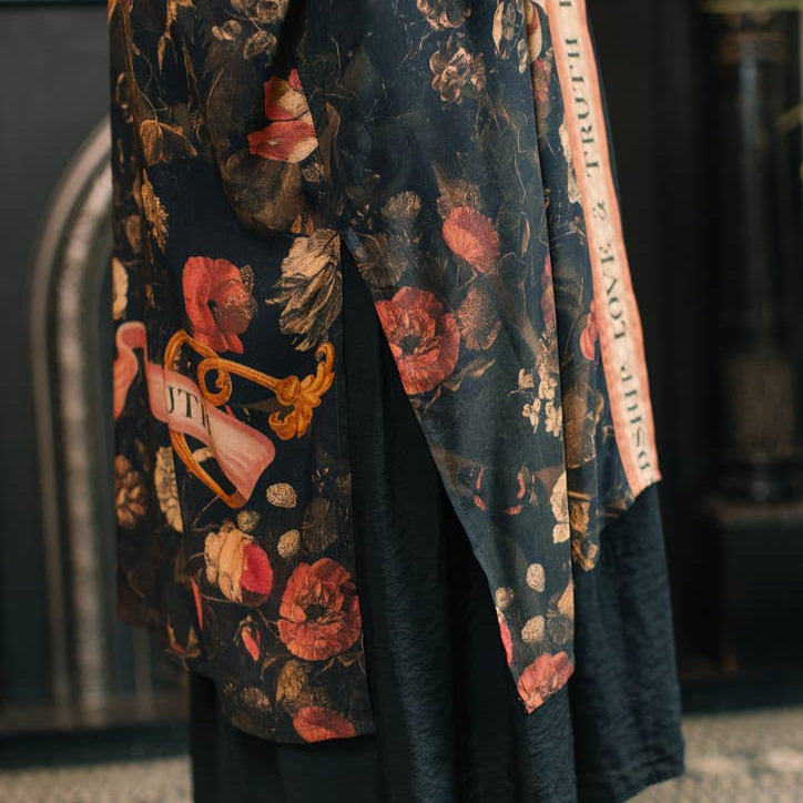Heart of Gold Long Kimono