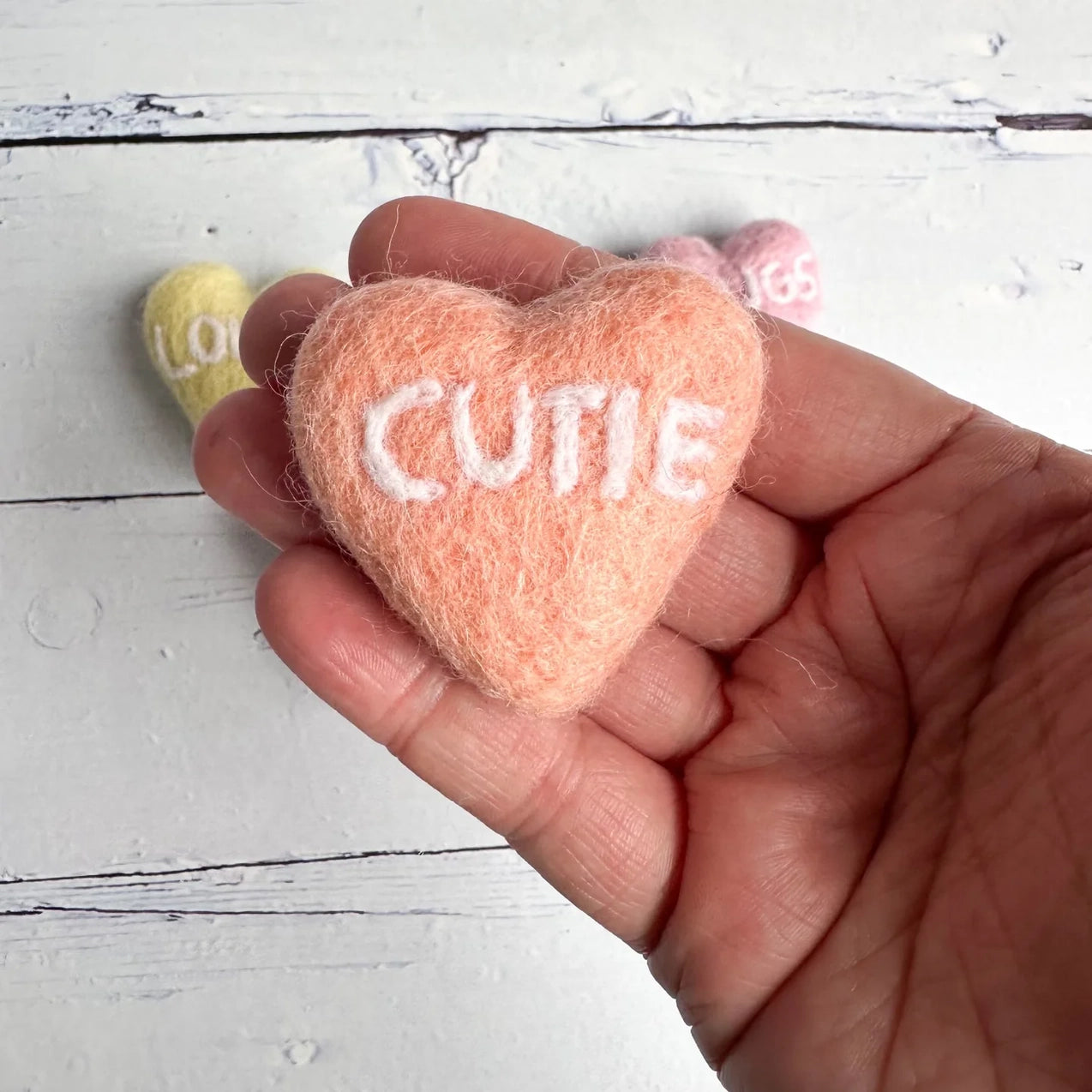 Conversation Hearts (Set of 5) - Bespoke Hearts