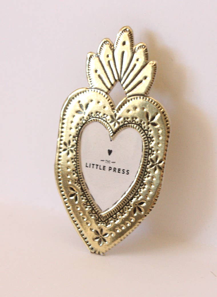 Mini Heart Frame - Faux Tin - Bespoke Hearts
