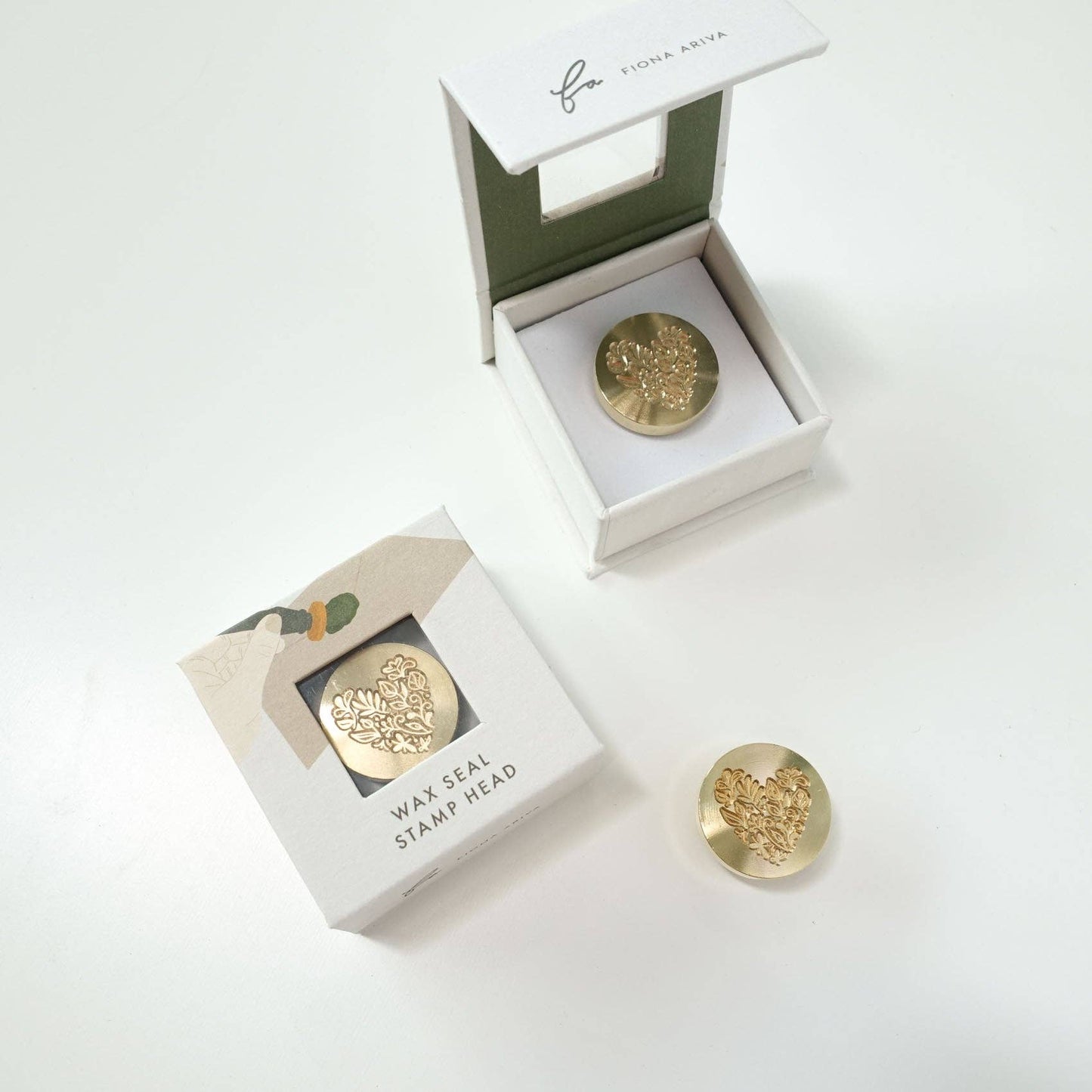Botanical Heart Wax Seal Stamp Kit