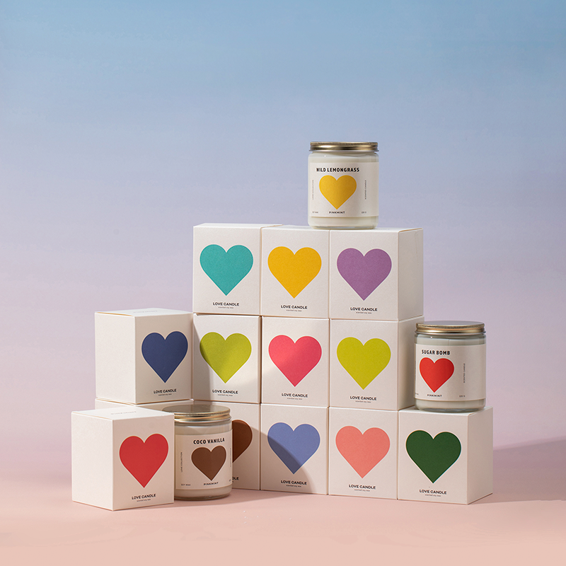 Lime Coconut Soy Candle - Bespoke Hearts