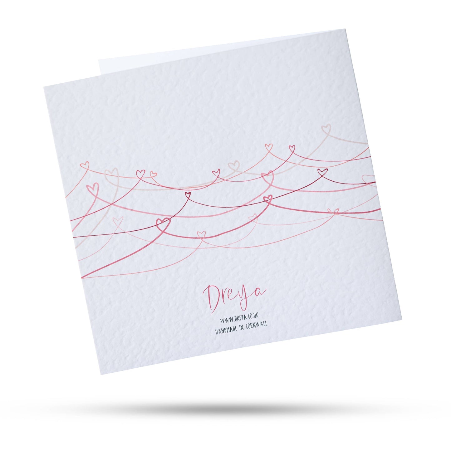 For You, Love Me (Red) - Greeting Card With Heart - Bespoke Hearts