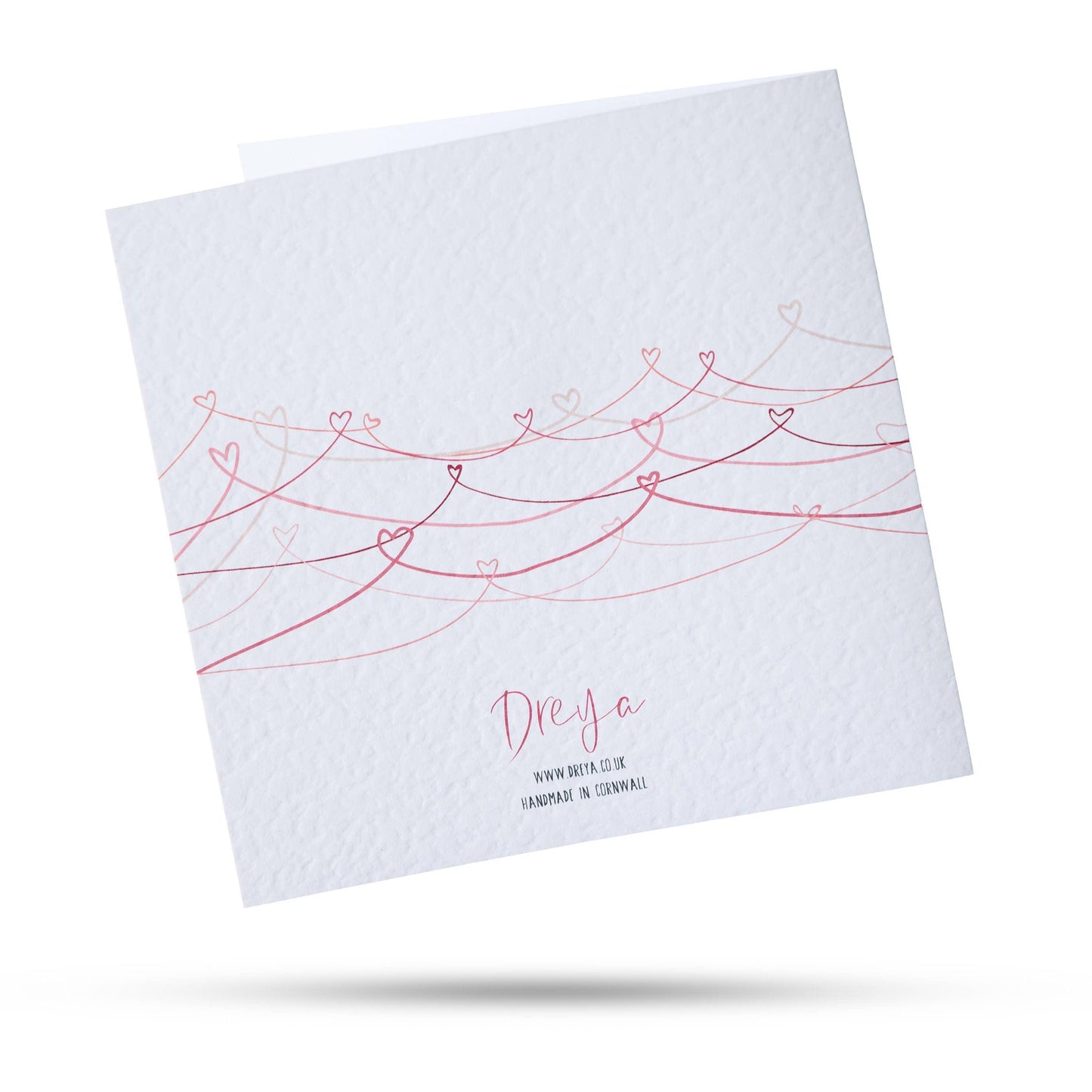 For You, Love Me (Red) - Greeting Card With Heart - Bespoke Hearts