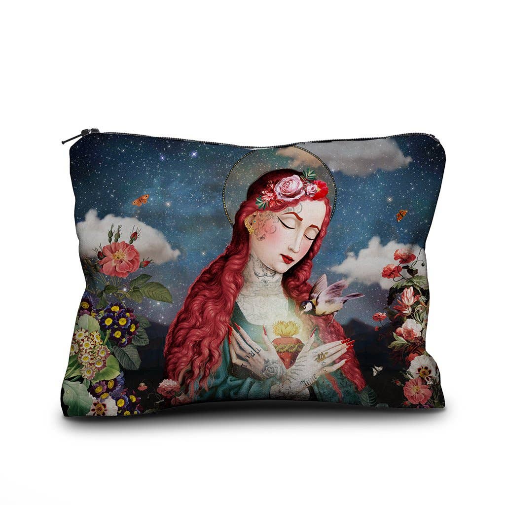 Voglio Bene Aimee Velvet Pouch (Medium)