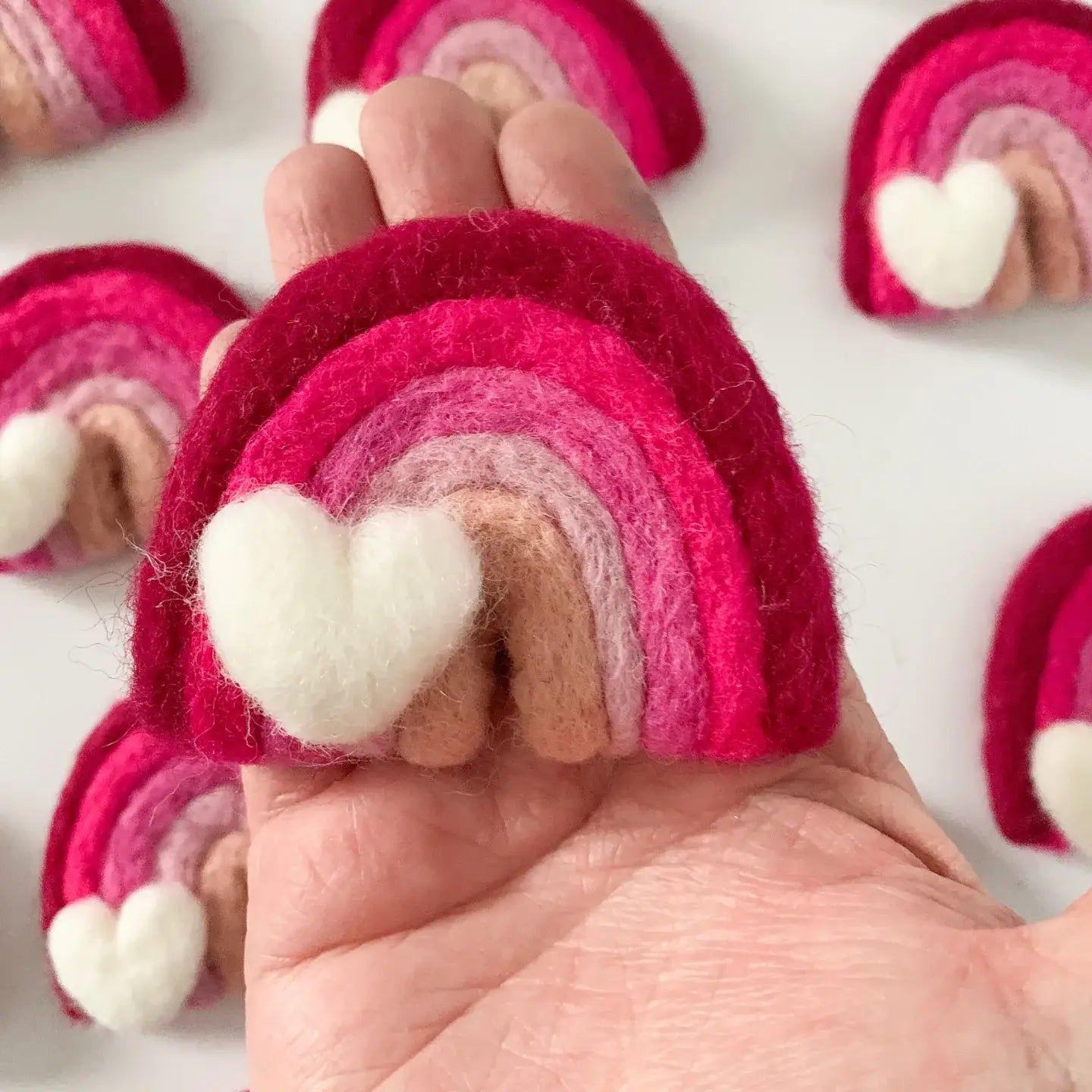 Felt Rainbow & Heart