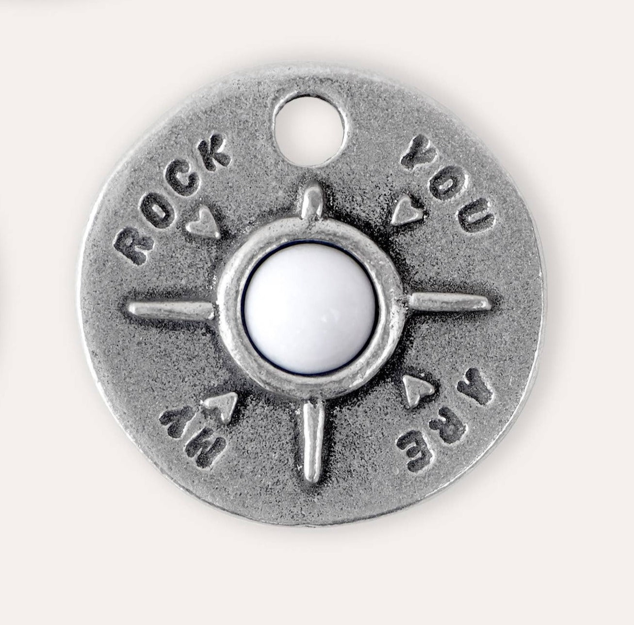 ‘You Are My Rock’ Keyring