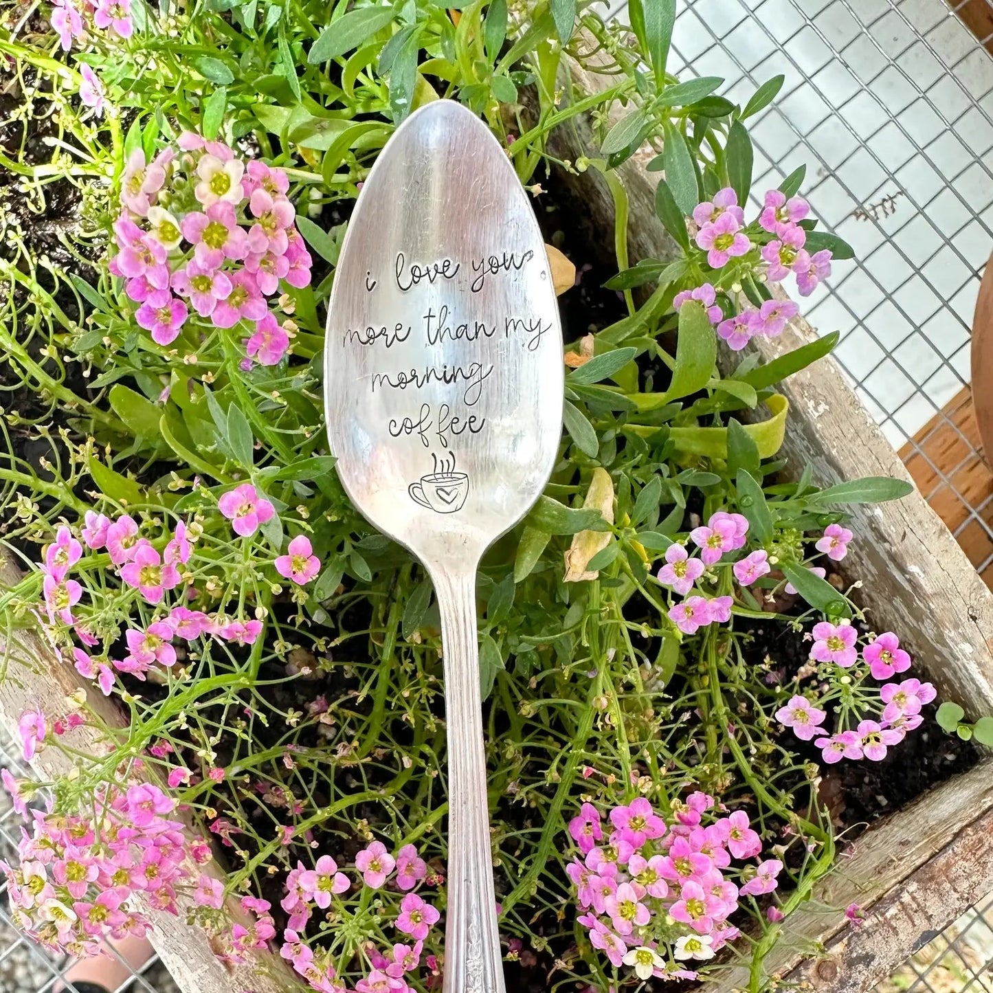 'I Love You More Than My Morning Coffee' Spoon - Bespoke Hearts