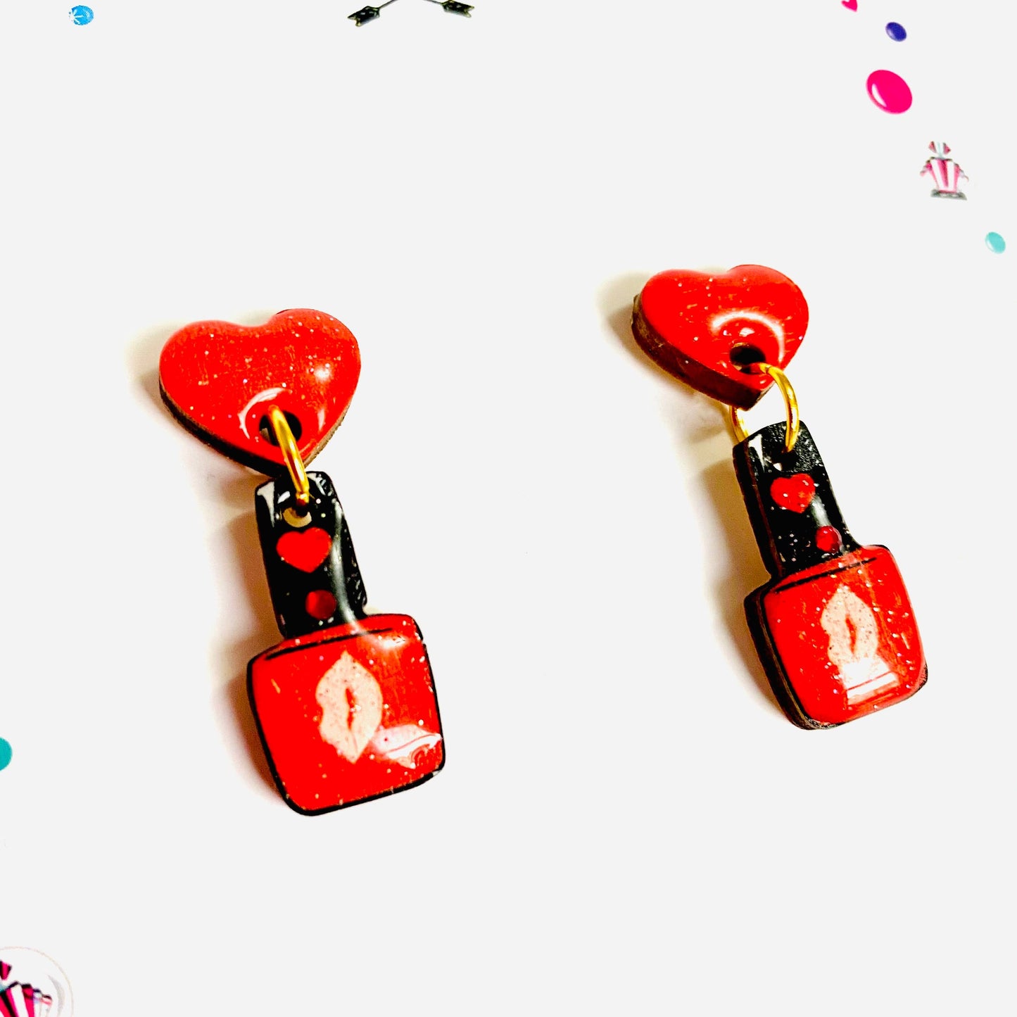 Nail Polish Earrings