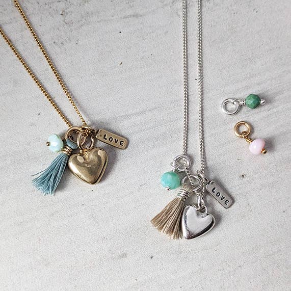 Heart Cluster Necklace - Bespoke Hearts