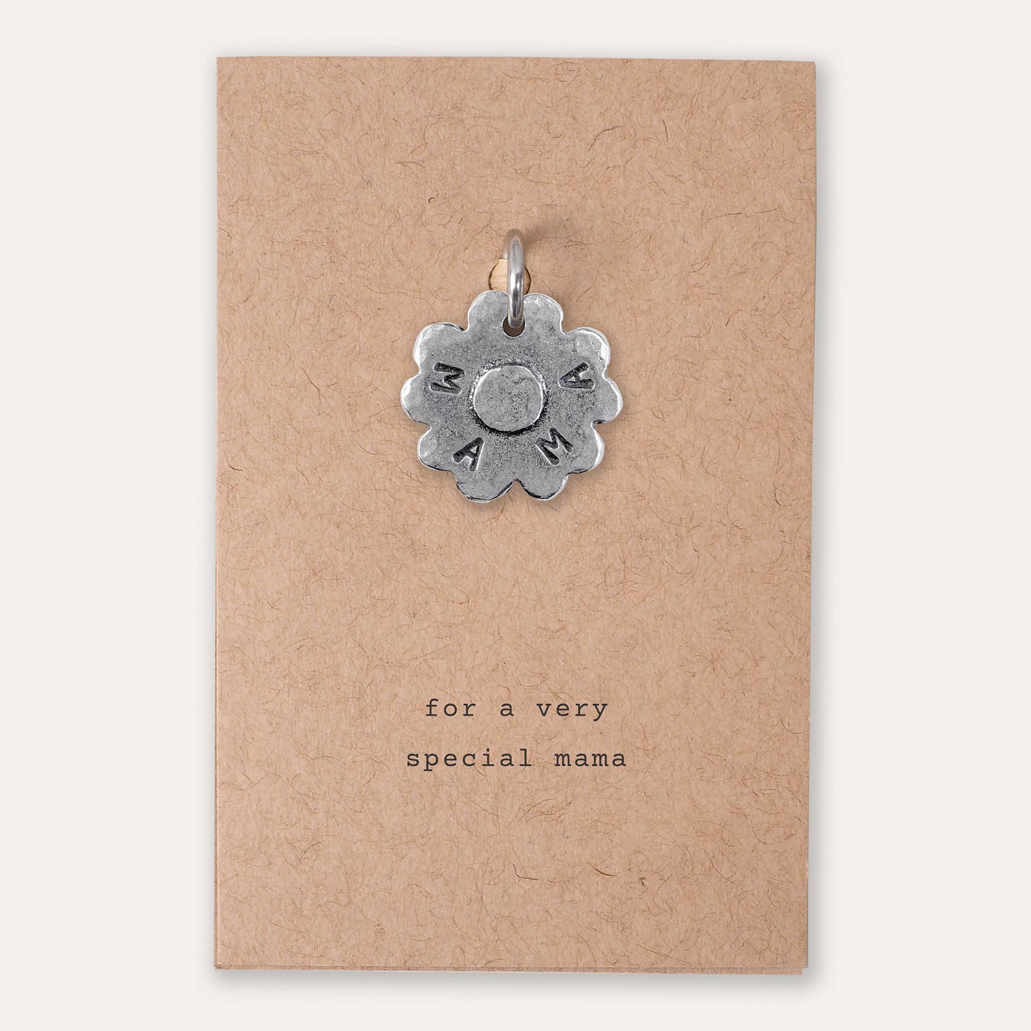 'Mama' Flower Keyring Charm