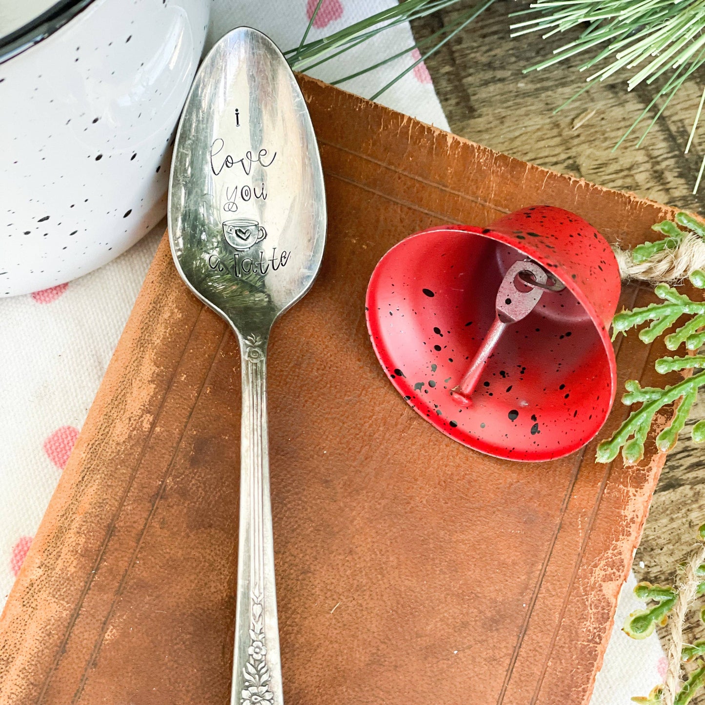 'I Love You A Latte' Spoon - Bespoke Hearts