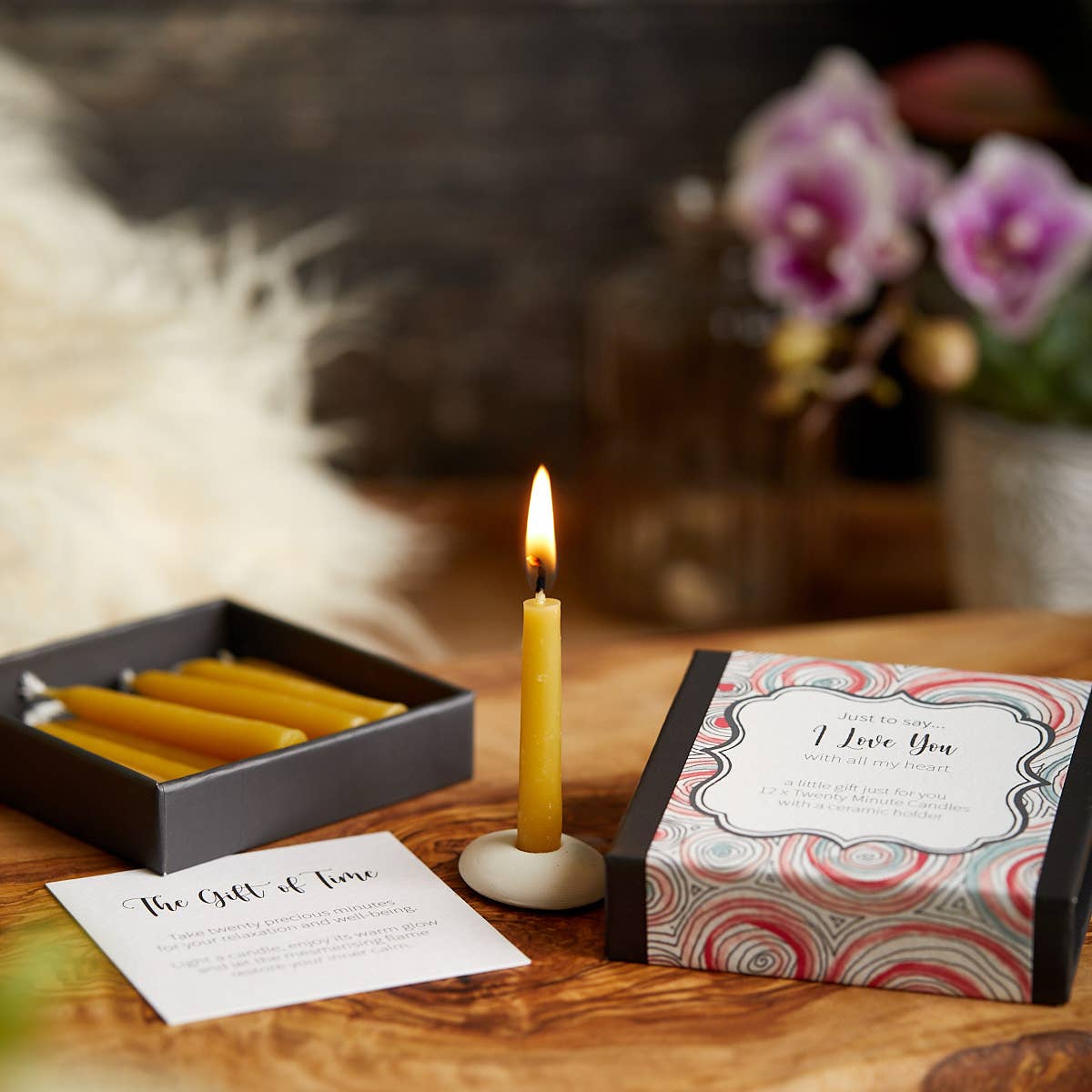 I Love You Candles