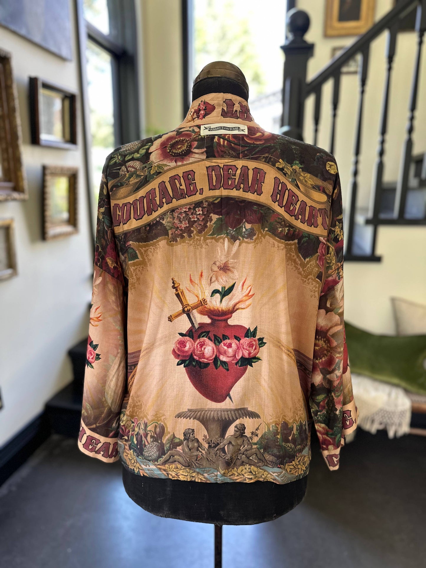 Courage Dear Heart Cropped Kimono