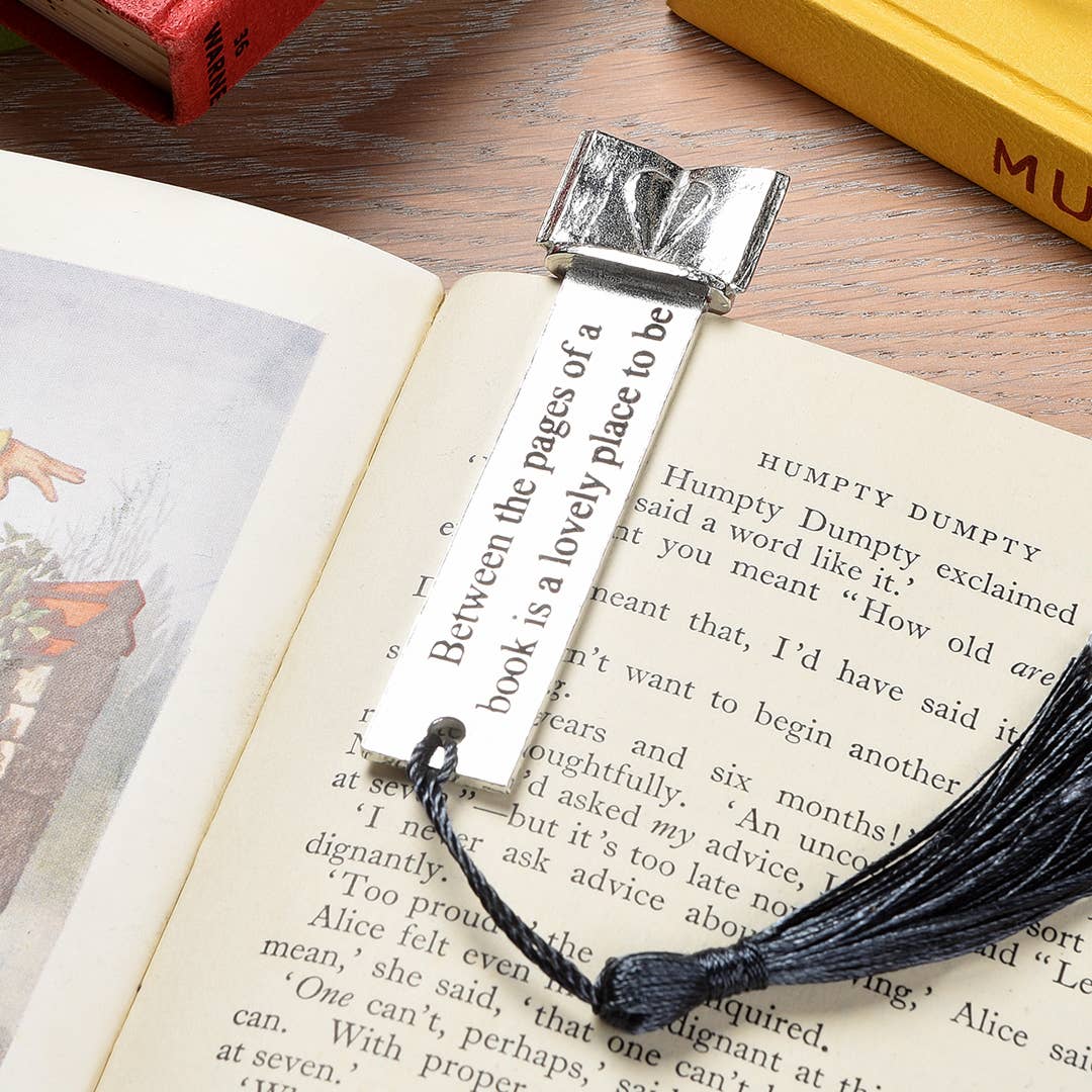Book Lover Pewter Bookmark