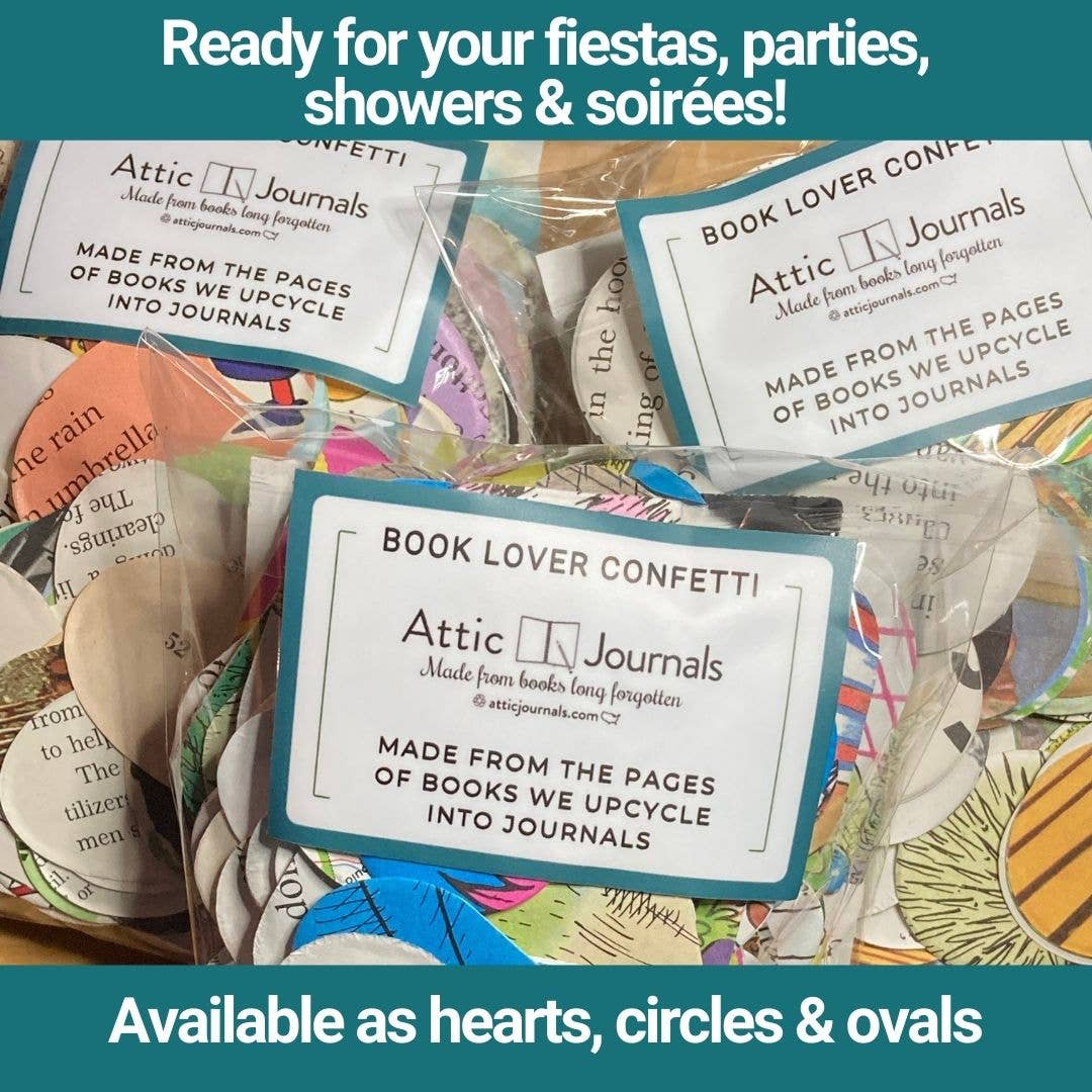 Book Lover Heart Confetti