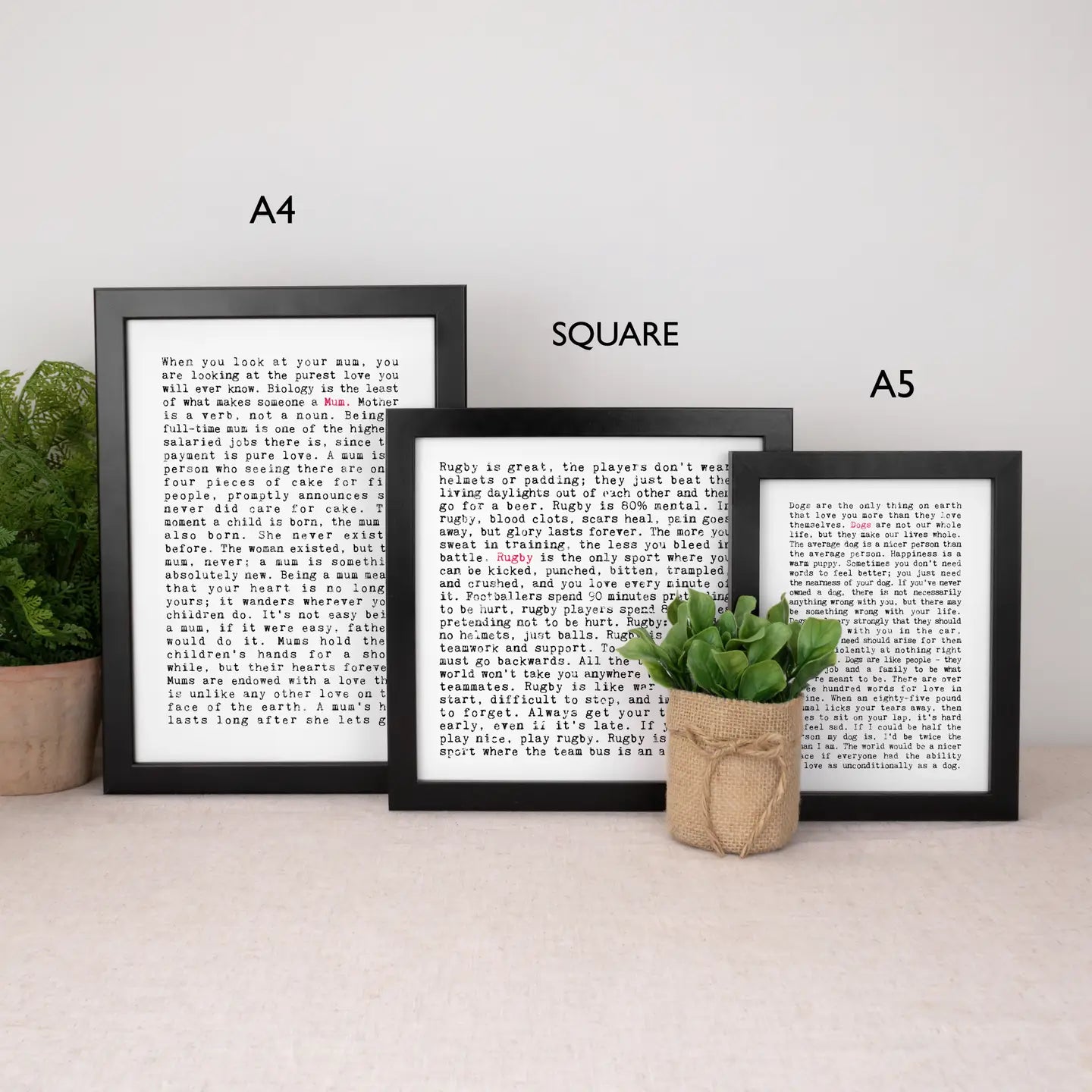 Love Quotes Print (Unframed)