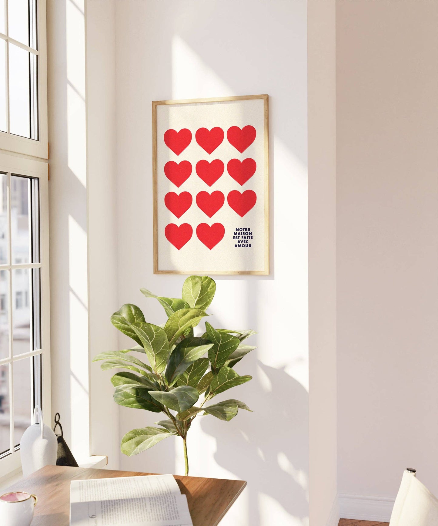 This home is filled with love Print (Unframed)