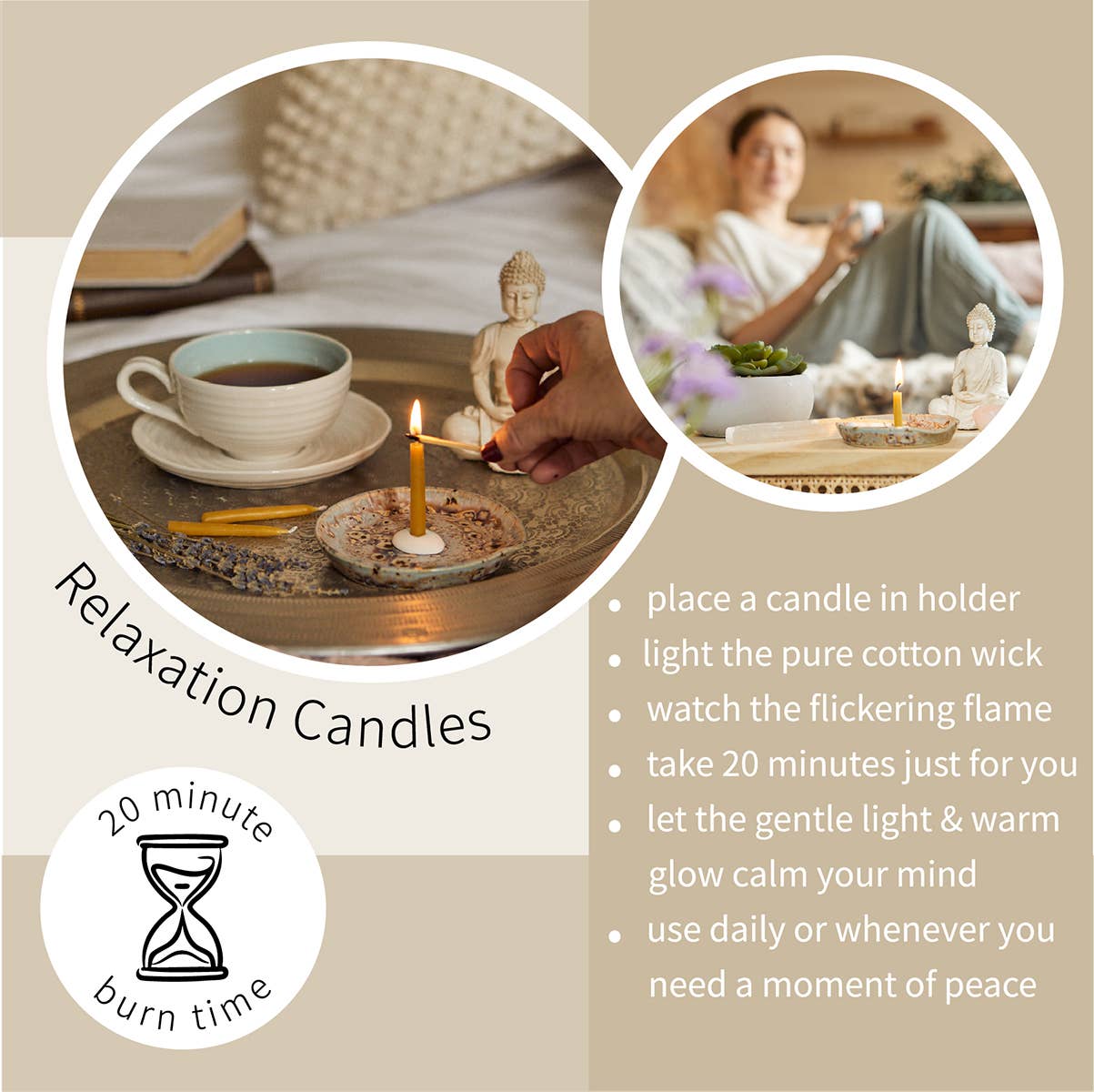 Mindfulness Candles (Floral)