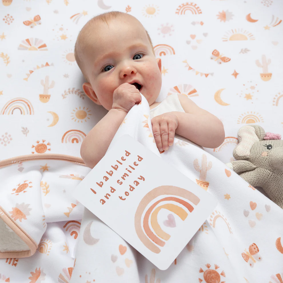Baby Milestone Cards - Bespoke Hearts
