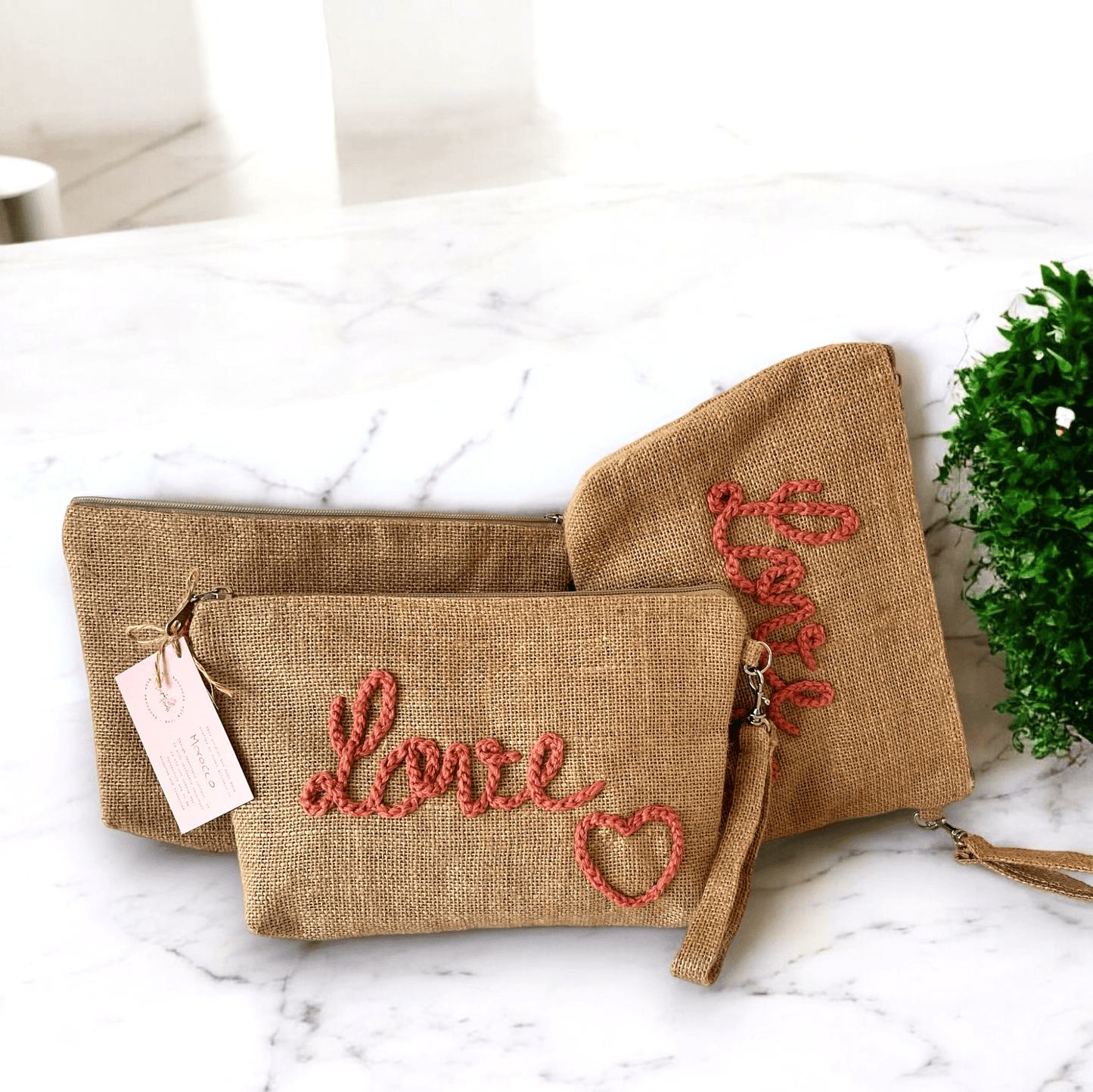 Pouch Bag - Bespoke Hearts