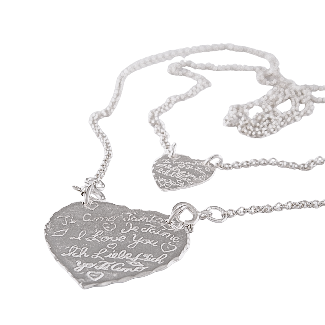 Double Tiamo Heart Necklace